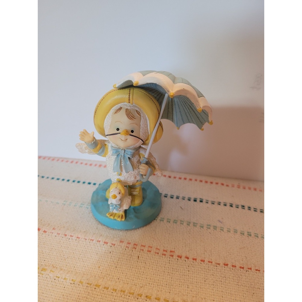 RUSS COLLECTION PADDYWHACK LANE 2002, ELIZABETH THE DUCK FIGURINE HANDPAINTED